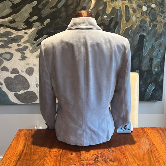 Gorgeous Conrad C Proportion Petite Faux Suede Jacket -Size 4 P - Picture 2 of 12